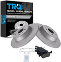 TRQ Rear Brake Pad & Rotor Kit Compatible with 2013-2020 Ford Fusion
