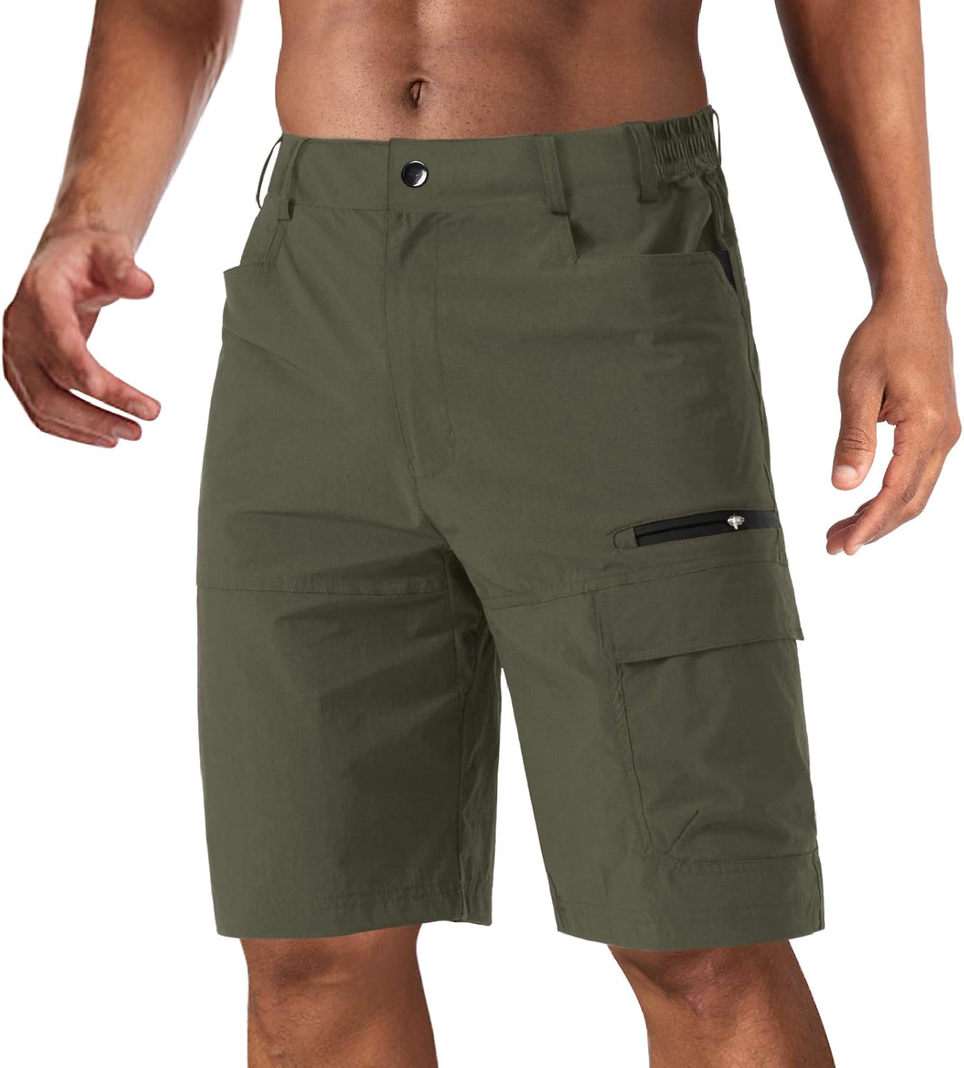 CRYSULLY Men's Hiking Cargo Shorts for Outdoor Summer Fun