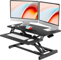 JOY worker Standing Desk Converter 32in - Smooth Height Adjust Sit