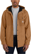 Men's Rain Defender Heavyweight Hooded Shirt Jac - Warm
