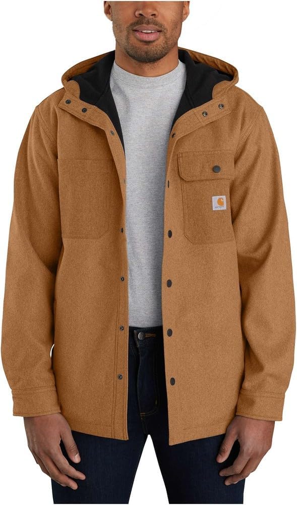 Carhartt Men's Rain Defender Heavyweight Hooded Shirt Jac Review