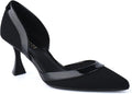 Women's Pointed Kitten Heel Pumps - Low Heels for Dress & Work