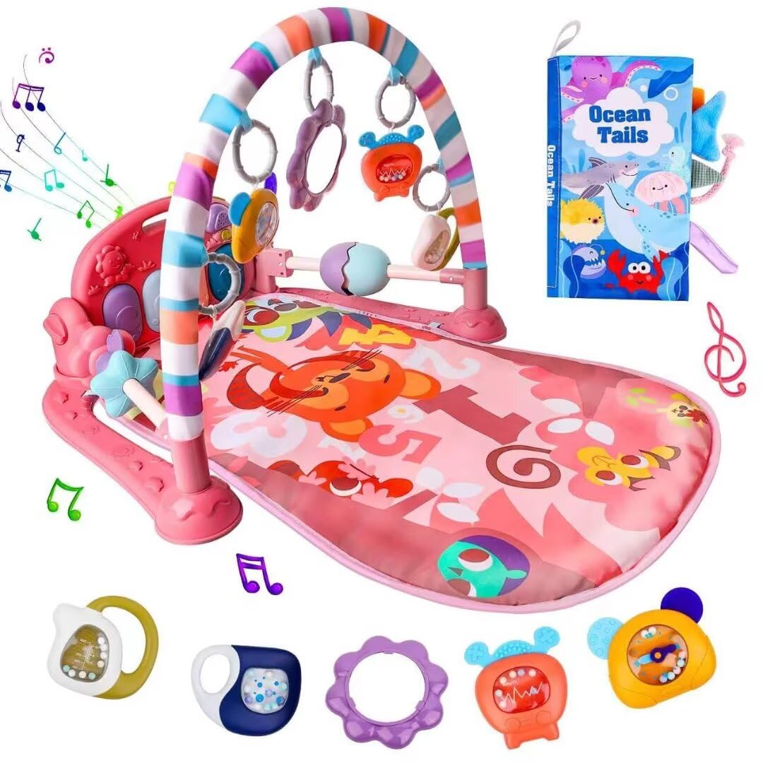 Interactive Pink Baby Play Mat by VZO