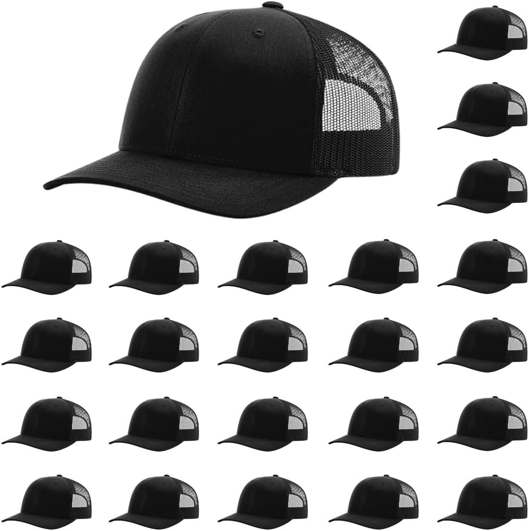 Richardson 112 Classic Six-Panel Adjustable Snapback Trucker Cap