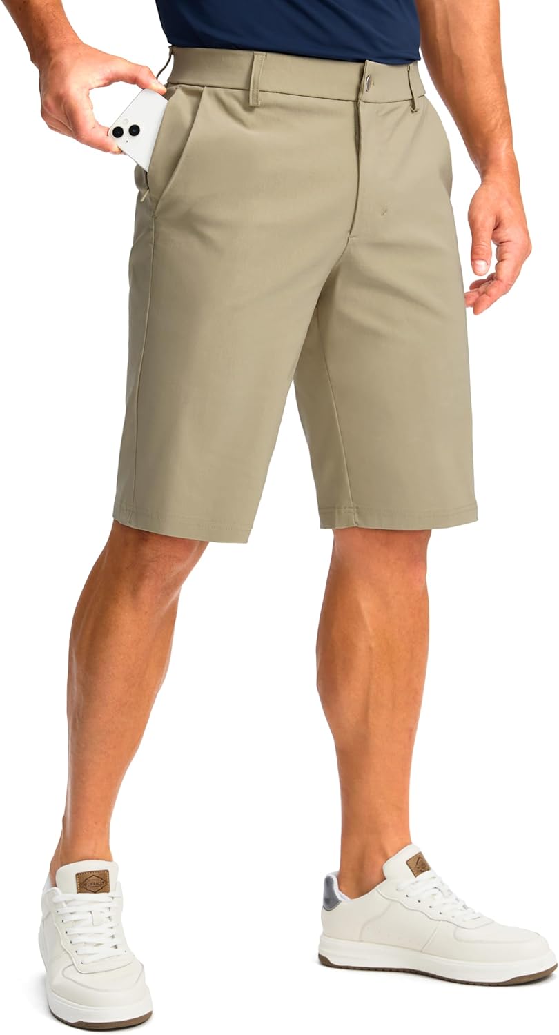 Men's Golf Shorts with 5 Pockets for Comfort and Style
