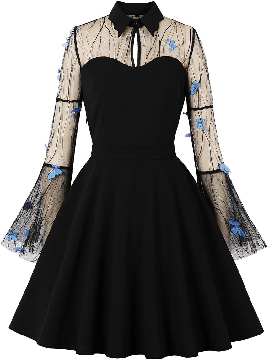Vintage Polka Dot 1950s Audrey Retro Rockabilly Prom Dress