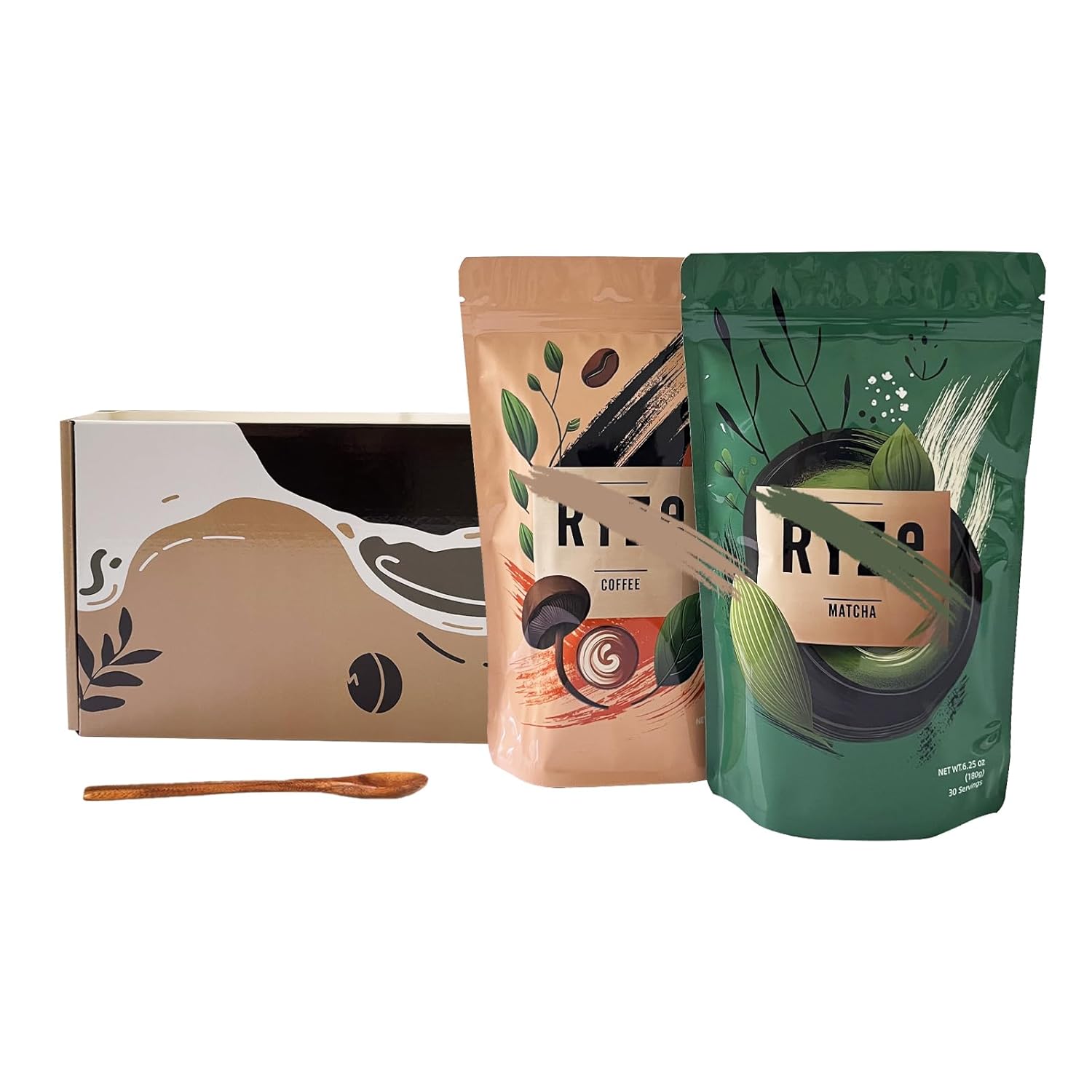 RYZe COFFEE Mushroom Matcha & Coffee Energy Bundle for 2024