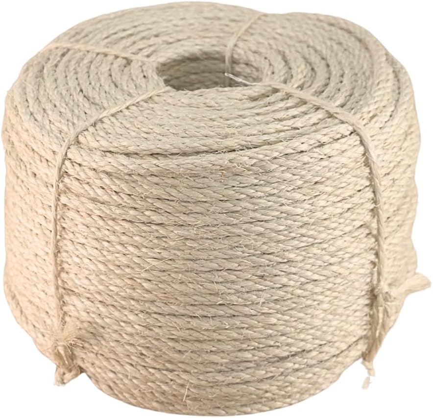Premium Brazilian Sisal Rope for DIY, Cats, and Home Decor
