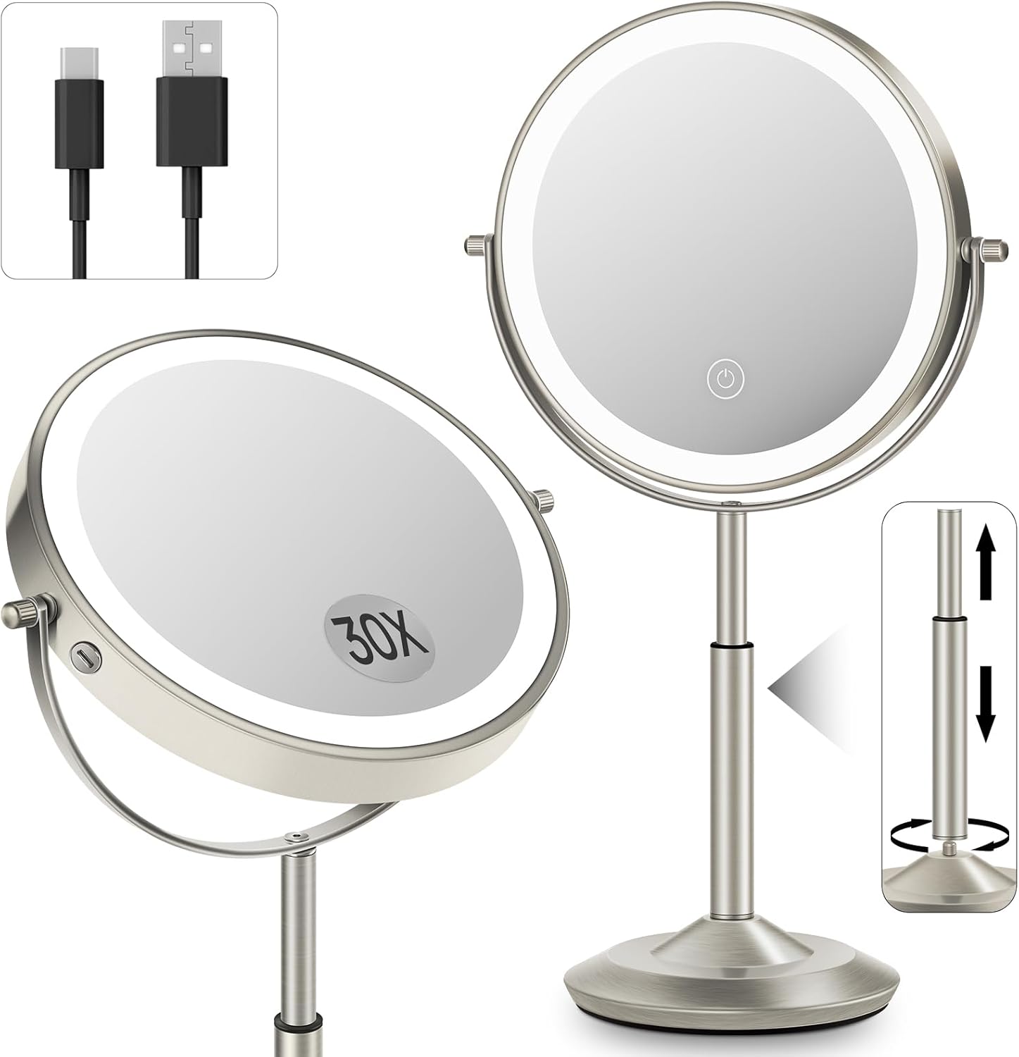 Makeup Mirror with Lights for Perfect Makeup Application