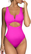 Meyeeka Womens One Piece Swimsuit Tummy Control Monokini (Style 69SZ)
