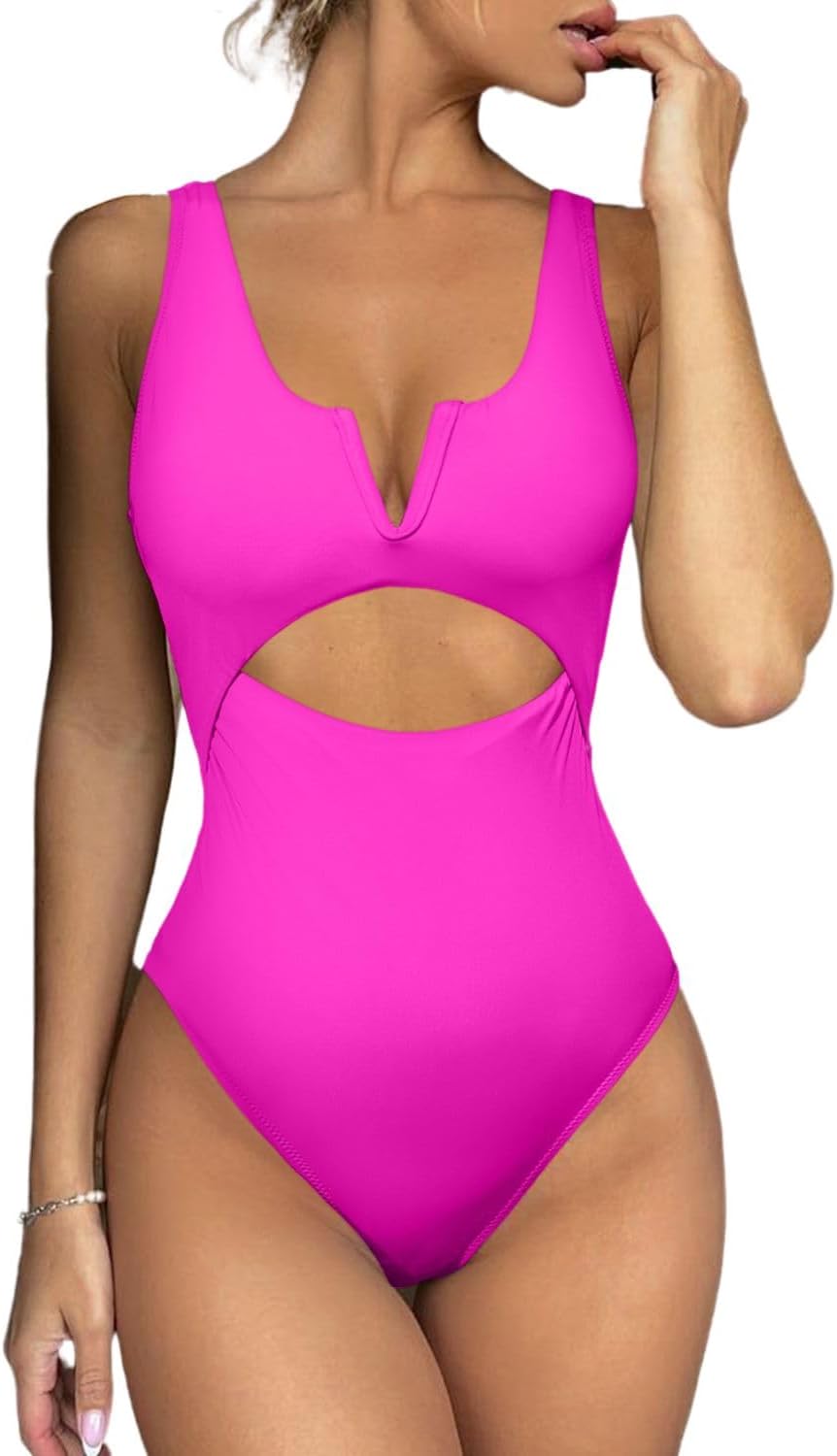 Meyeeka Womens One Piece Swimsuits for Tummy Control & Style