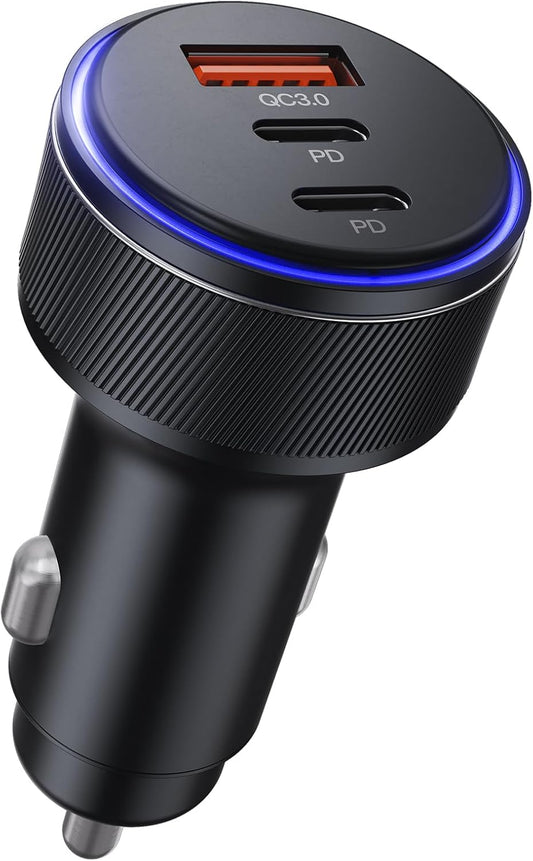 Fast 90W USB-C Car Charger for iPhone & More
