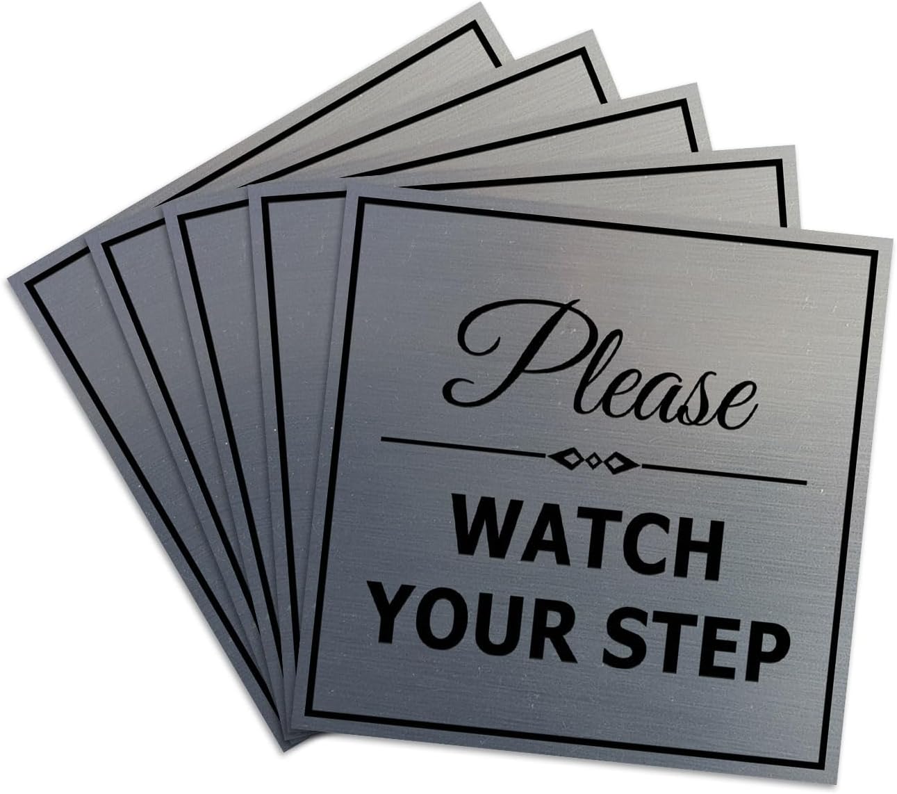 Signs ByLITA Square Classy Please Watch Your Step Sign Review