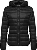 Wantdo Women's Hooded Packable Ultra Light Weight Short Down
