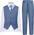 Boys Vest Set Formal Dress Suits Wedding Outfit - Classic Occasion 3