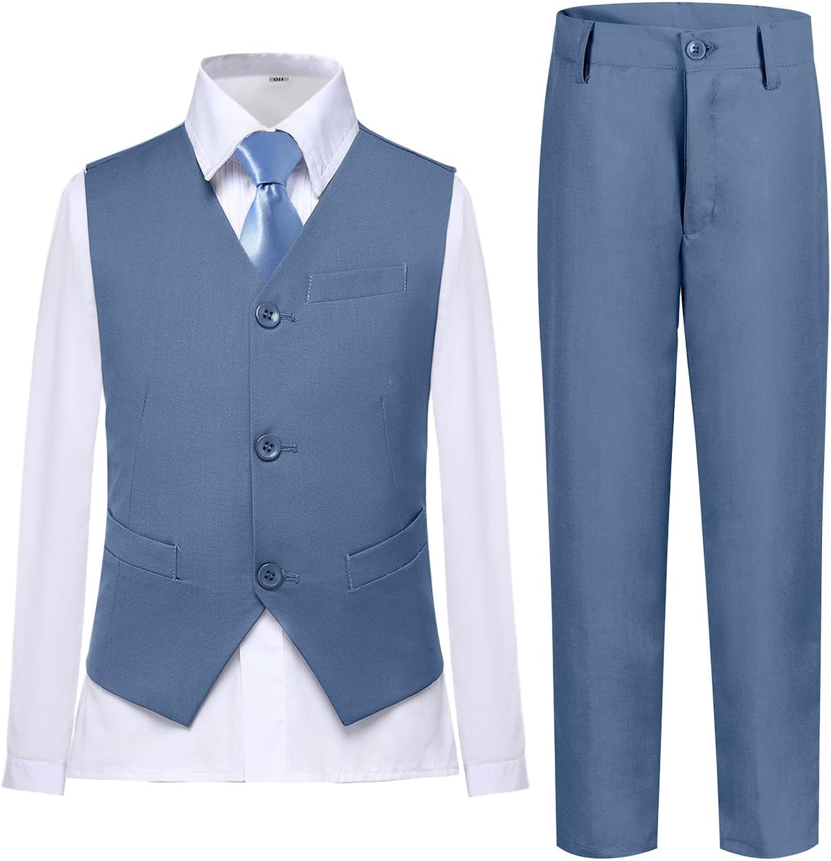 Boys Vest Set Formal Dress Suits for Weddings and Events