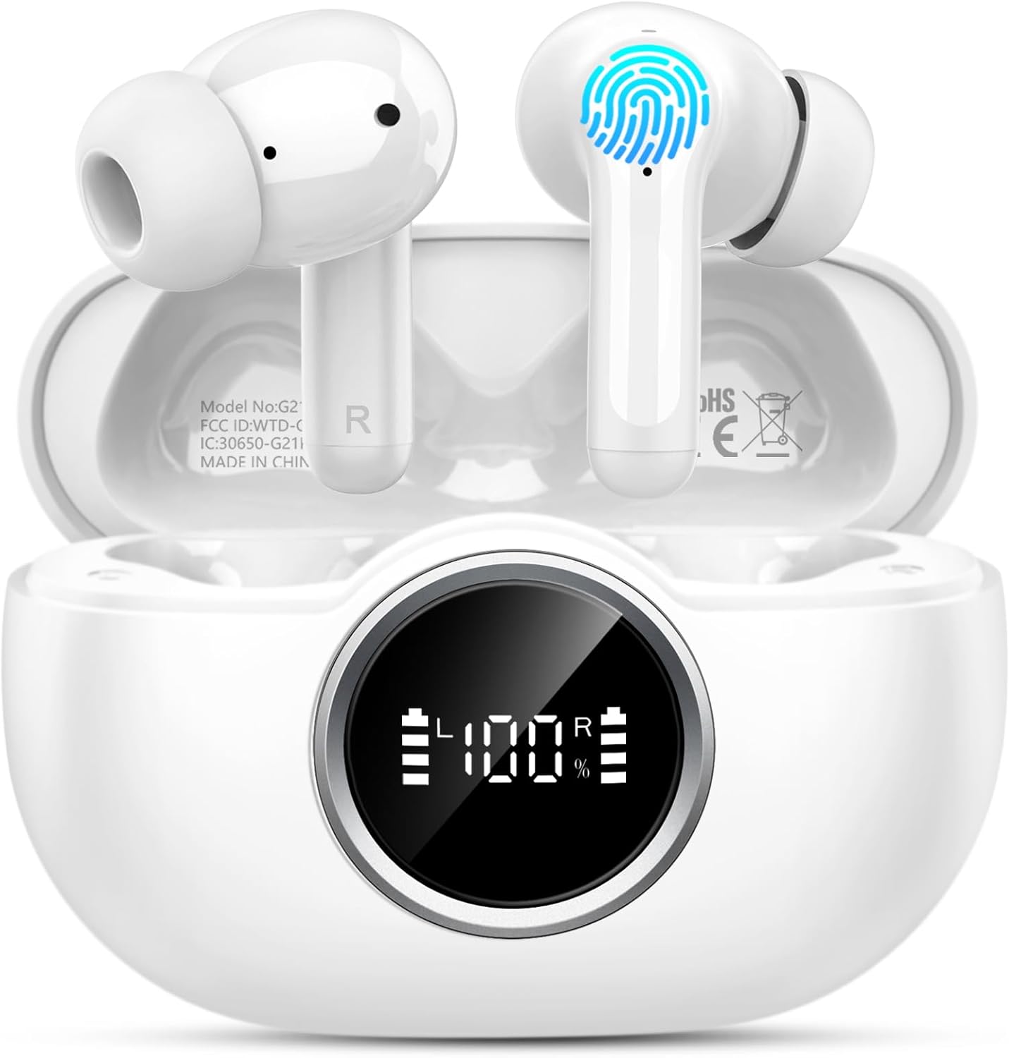 Wireless Earbuds with 3D Bass and Noise Cancelling Features