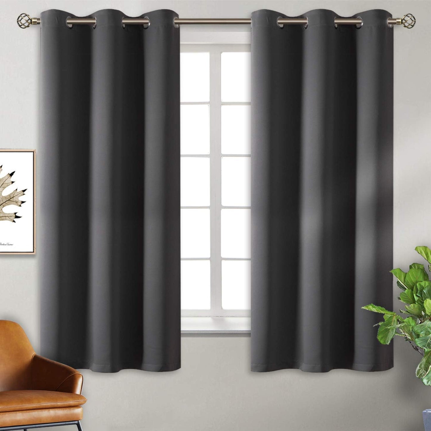 Blackout Curtains for Bedroom - Grommet Thermal Insulated Panels