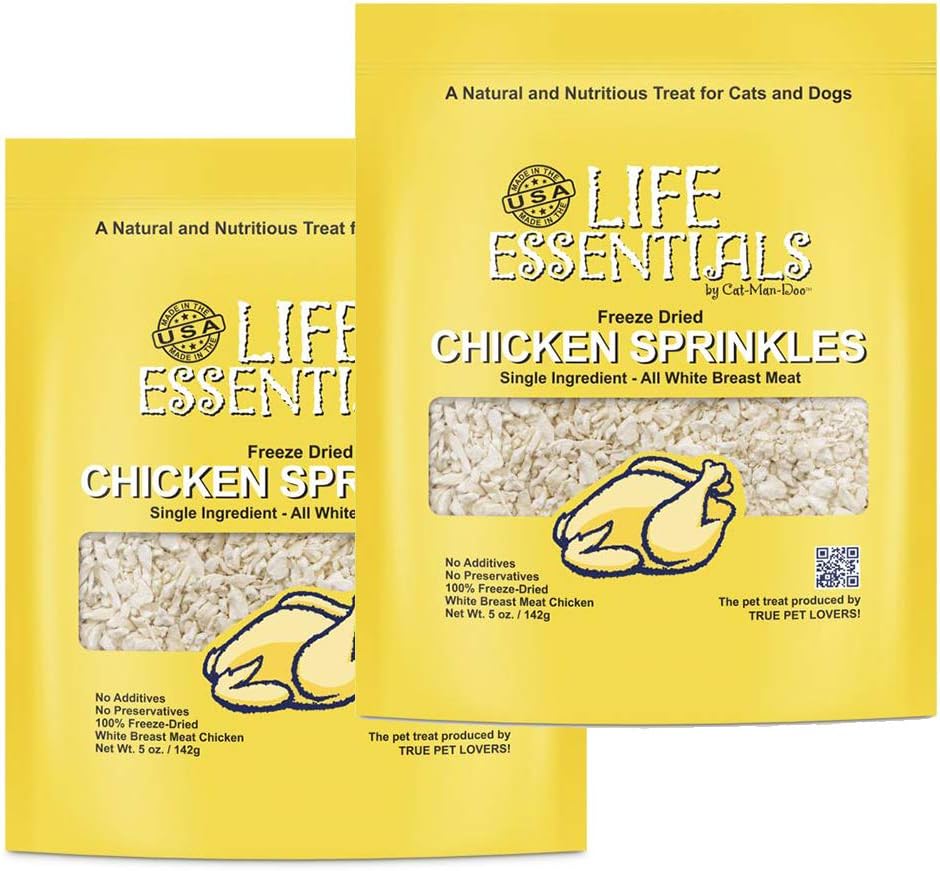 All Natural Freeze Dried Chicken Crushed Sprinkles for Pets