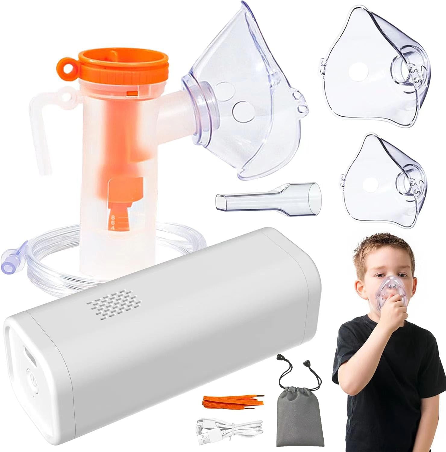 AONARY Portable Nebulizer Spacer - Easy Breathing Anywhere!
