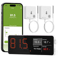 WiFi Freezer Thermometer Alarm with Digital Hub - Remote Alerts
