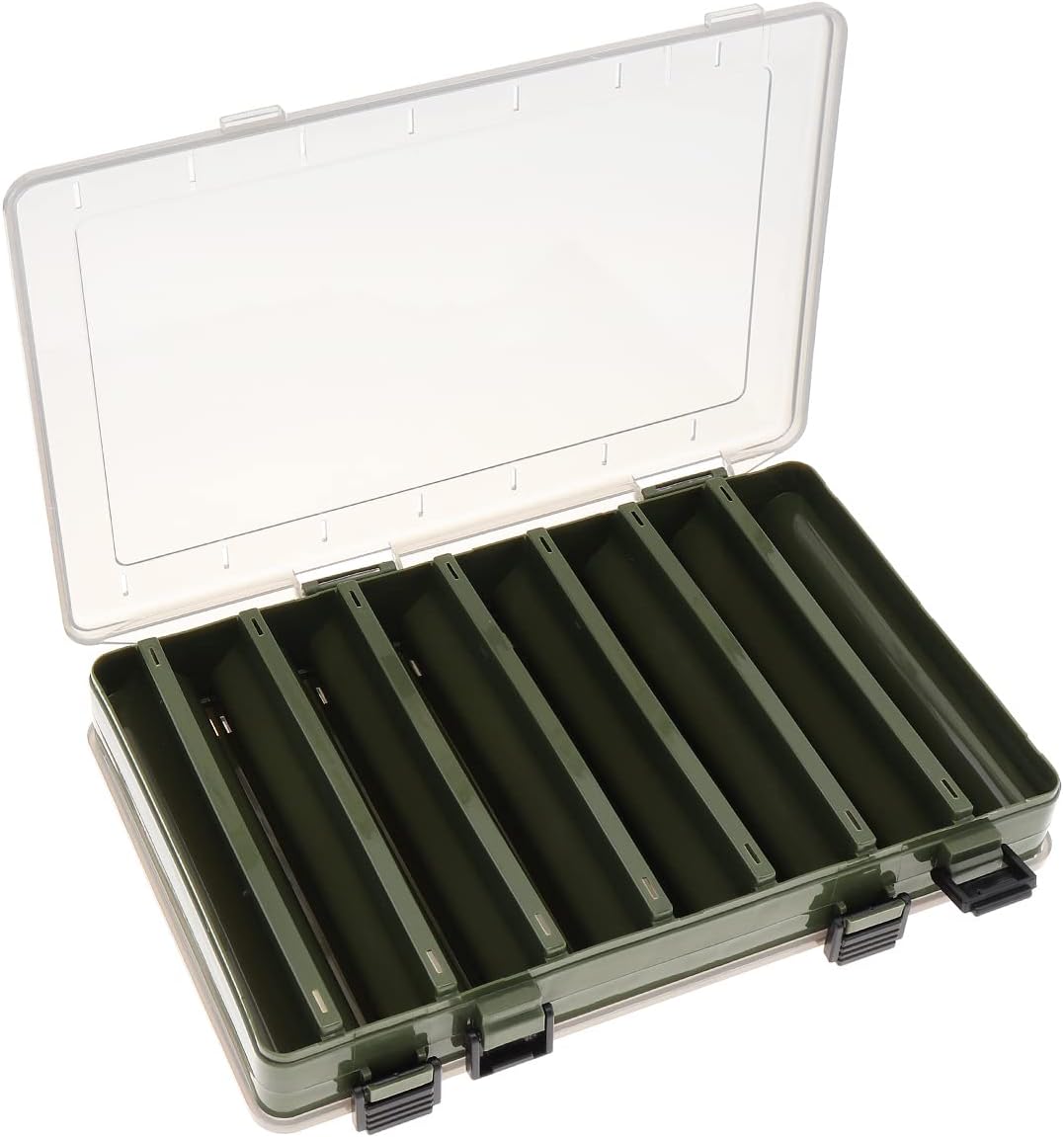 Organize with Ease: OriGlam Double Sided Fishing Tackle Box