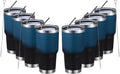30oz Insulated Tumbler Cup 8 Pack - MEWAY Double Wall Steel