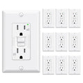 GFCI Outlet 15 Amp Self-Test GFI Receptacle - Fast Protection