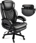 500lbs Executive Office Chair for Heavy People - Comfort & Support!