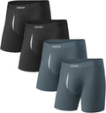 Men's Modal Breathable Boxer Briefs - Soft, Odor Control Comfort