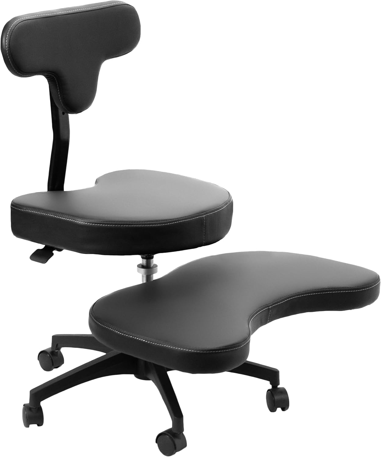 VIVO Cross Legged Office Chair - Enhance Focus & Comfort