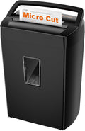 Bonsaii Paper Shredder 10-Sheet Micro Cut - High Security Home Use