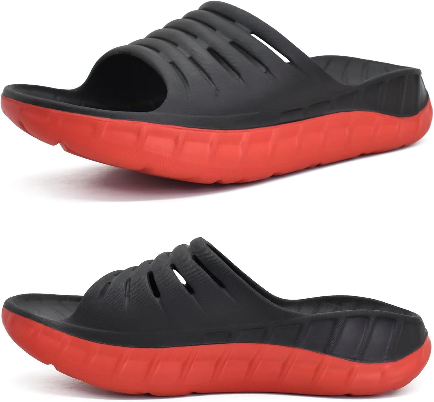 KuaiLu Mens Recovery Sandals with Orthotic Support for Comfort