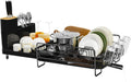 Large Dish Drying Rack with Drainboard Set - Expandable Counter