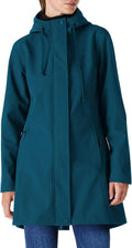 Lightweight Women's Waterproof Fleece Lined Hooded Rain Jacket - Warm