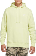 Nike Men's Hoodie for Everyday Comfort - Fleece Lined Cotton Blend