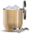 SNOWFOX Plus Insulated Stainless Steel Ice Bucket - 3L Shimmer Gold