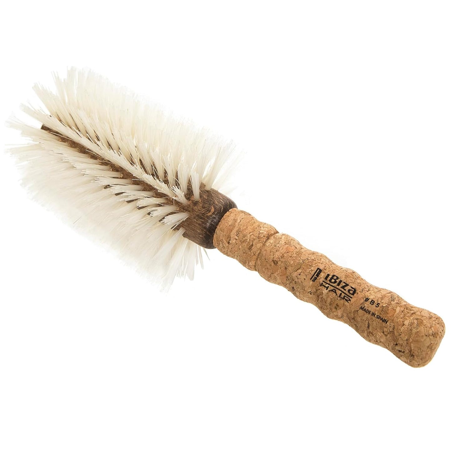 Ibiza Hair Round Boar Bristle Brush for Fine Hair and Texture