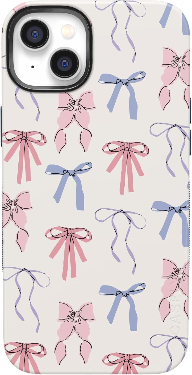 Casely iPhone 14 Plus Case | Coquette Girlie Design