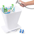 Cloth Diaper Sprayer Splatter Shield - Hands-Free Washing Bucket