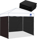 Instant Canopy Tent Sidewalls for 10x10 Pop Up Canopy - Waterproof, UV