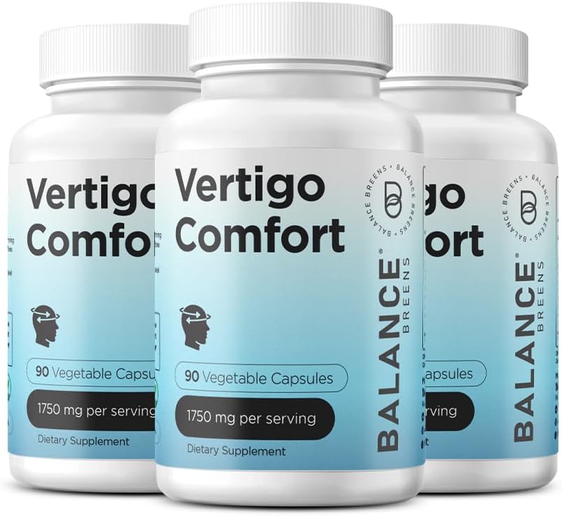Vertigo Relief Supplement 1750mg for Motion Sickness Support