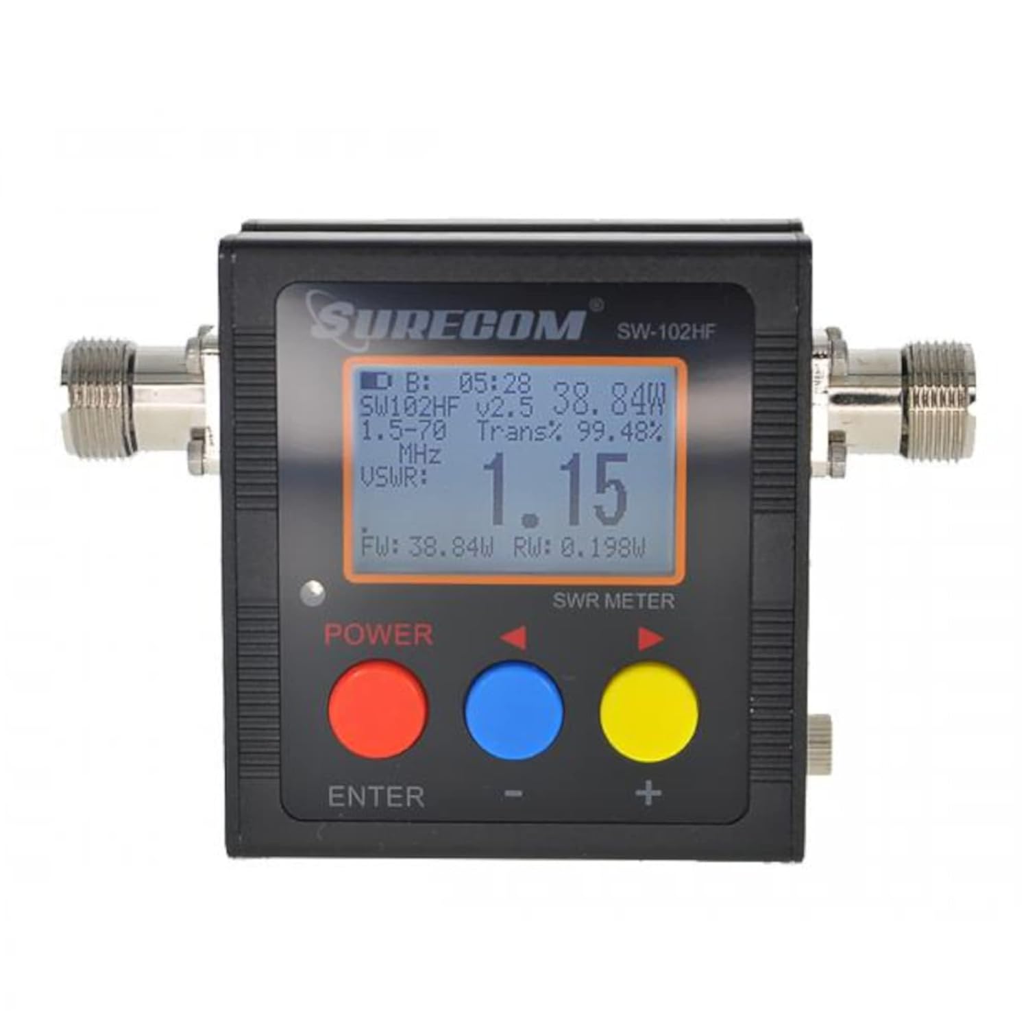 Surecom SW-102HF V.S.W.R. & Power Meter for HF Applications