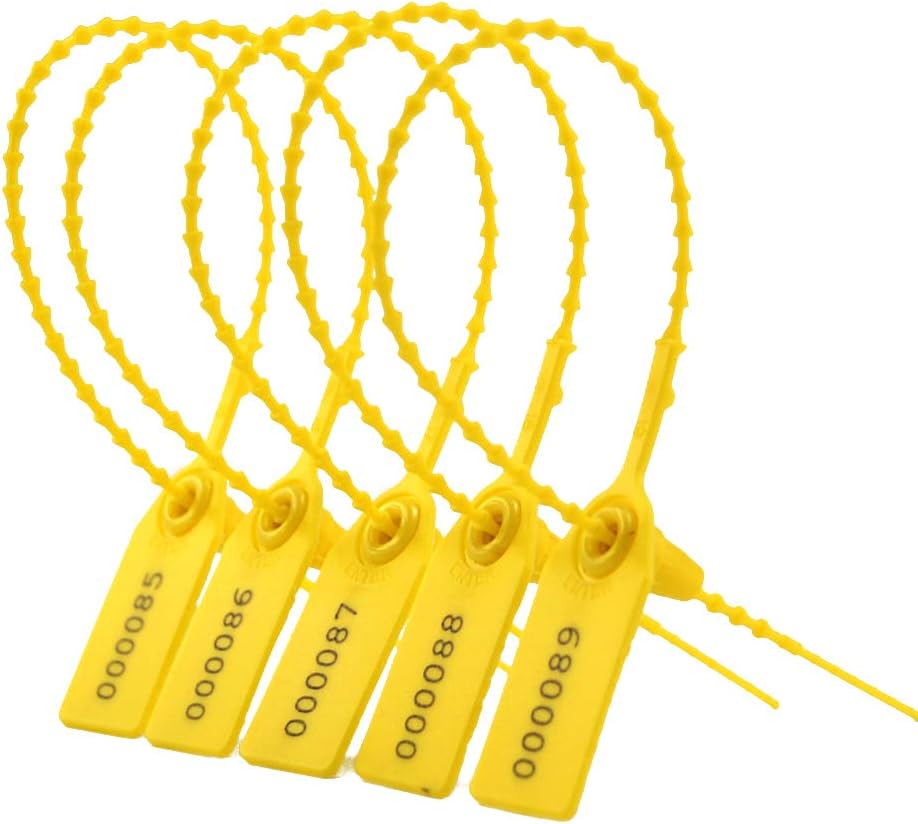 500 Plastic Tamper Seals for Fire Extinguishers and More