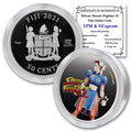 2021 1 oz Silver Fiji Street Fighter II Chun-Li Coloured Coin