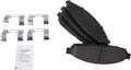TRQ Front Brake Pads Ceramic Compatible with 2003-2005 Lincoln Aviator