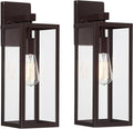 2 Pack Large Outdoor Sconce Lights 18in Wall Lantern - Durable Porch