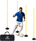Soccer Agility Poles Set - Stable, Adjustable Training Poles