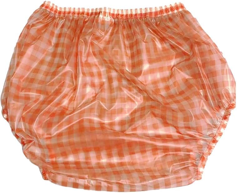 Haian Waterproof High-Waist Incontinence Pants - Red Plaid (S)