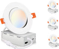 4 in 5-Color Swivel LED Gimbal Recessed Light 4-Pack - Color